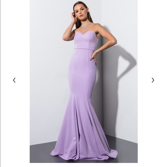 lavender mermaid dress
